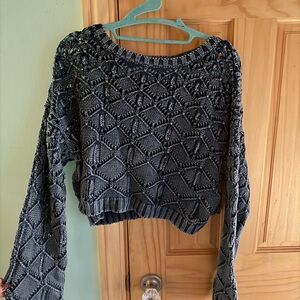 Women's Gray Knit Sweater